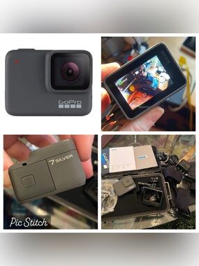 GoPro Hero 7 Silver Action Camera Bundle Video Works Perfectly